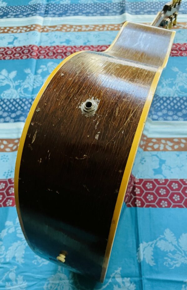 Guitare électro-acoustique Gibson J-160 E n°868270 (1968, USA), étui usé La boite à Musique, mécaniques Kluson – Image 6