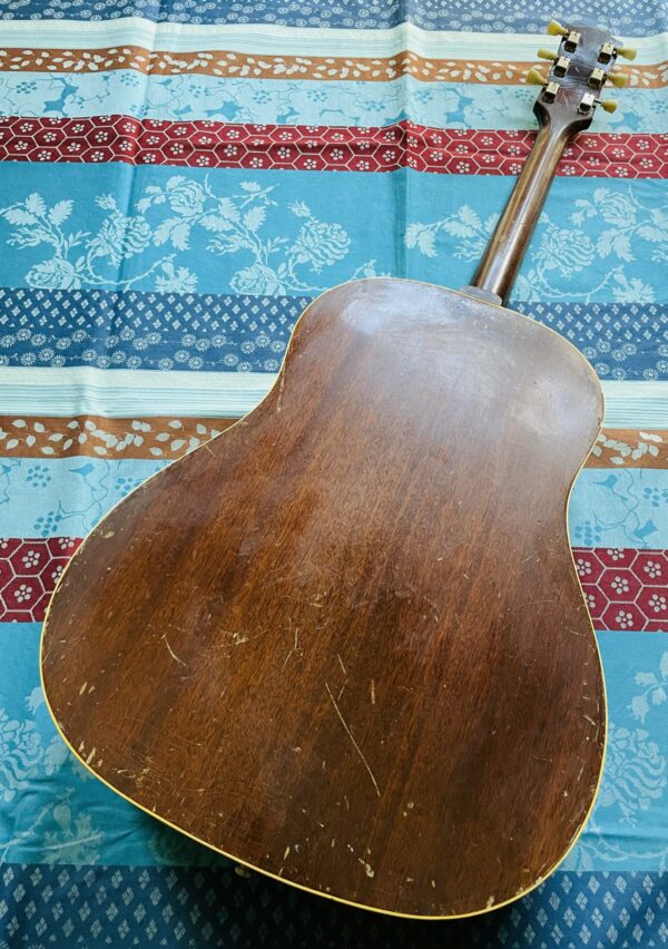 Guitare électro-acoustique Gibson J-160 E n°868270 (1968, USA), étui usé La boite à Musique, mécaniques Kluson – Image 8
