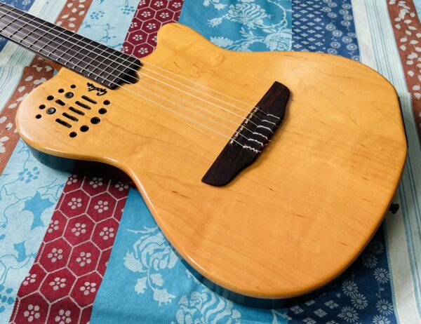 Guitare électro-classique nylon Godin Multiac ACS Slim n°98315355 (1998, Canada), housse Fender, réglage luthier Amal (20.09.25) – Image 2