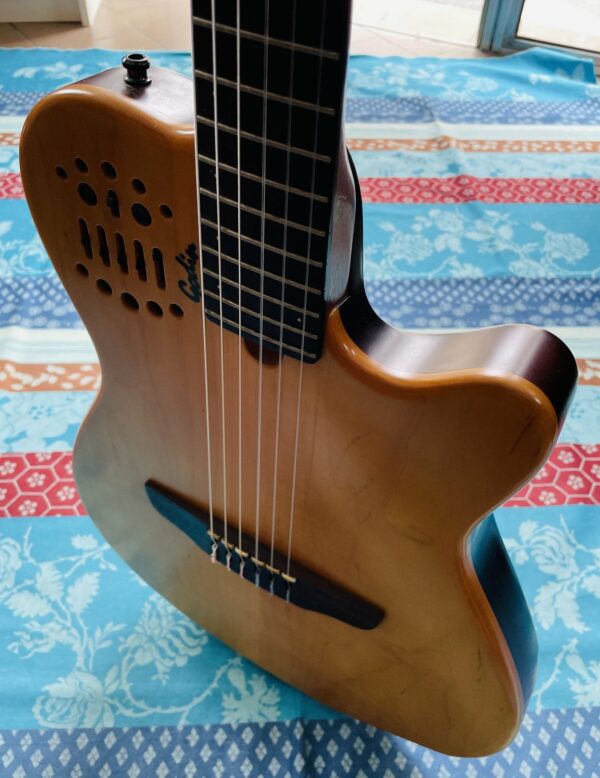Guitare électro-classique nylon Godin Multiac ACS Slim n°98315355 (1998, Canada), housse Fender, réglage luthier Amal (20.09.25) – Image 7