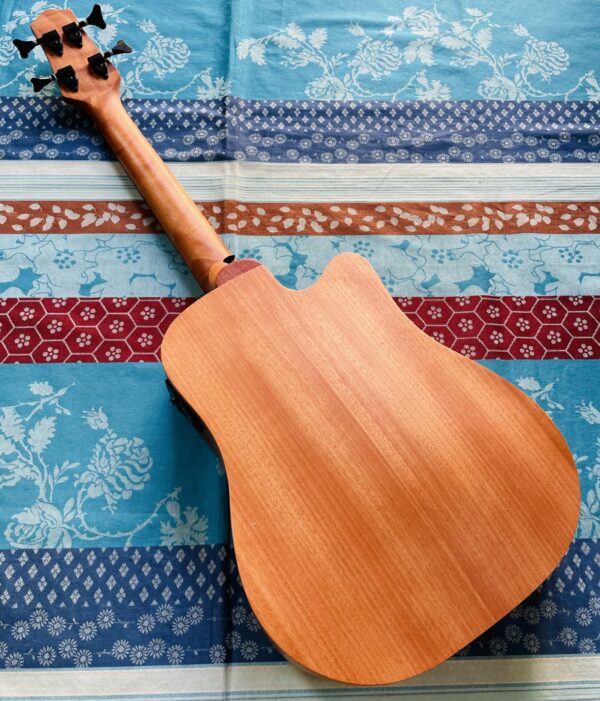 Basse de voyage gaucher électro-acoustique Goldtone micro bass n°20050207, housse Goldtone – Image 5