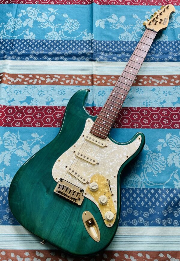Guitare électrique Hohner Professional ST 59 Greenburst n°C218128 (1990, Korea), réglée chez le luthier Amal (08.09.25)