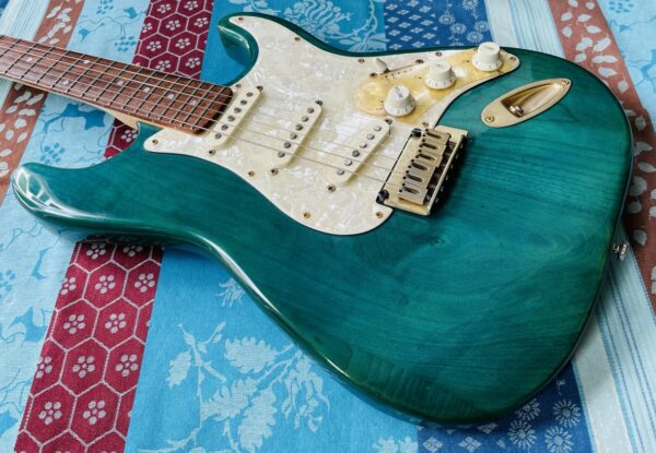Guitare électrique Hohner Professional ST 59 Greenburst n°C218128 (1990, Korea), réglée chez le luthier Amal (08.09.25) – Image 2