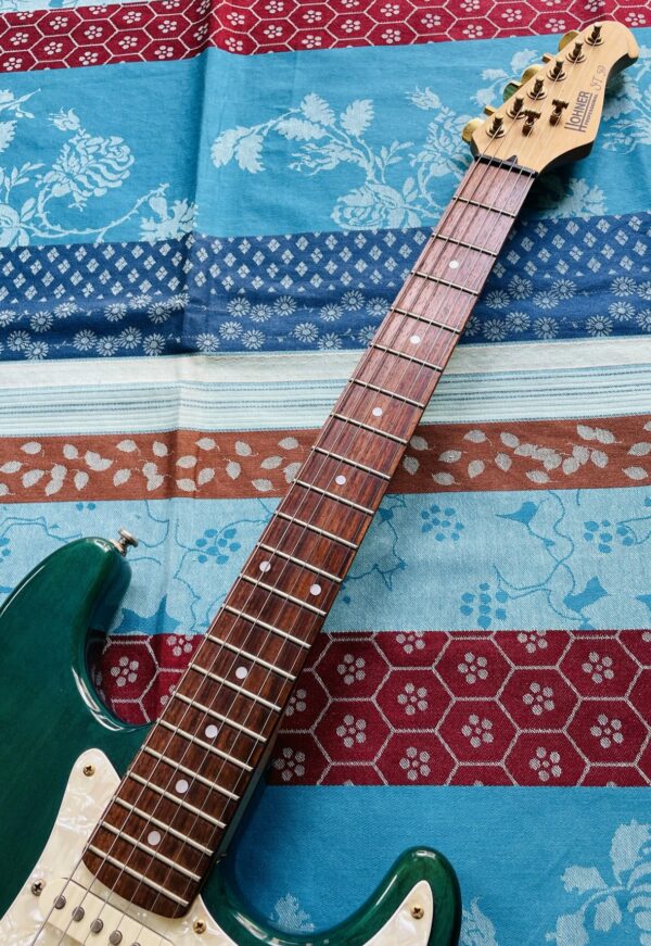 Guitare électrique Hohner Professional ST 59 Greenburst n°C218128 (1990, Korea), réglée chez le luthier Amal (08.09.25) – Image 3