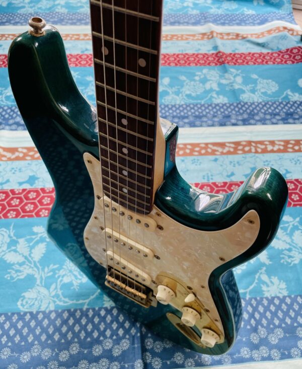 Guitare électrique Hohner Professional ST 59 Greenburst n°C218128 (1990, Korea), réglée chez le luthier Amal (08.09.25) – Image 8