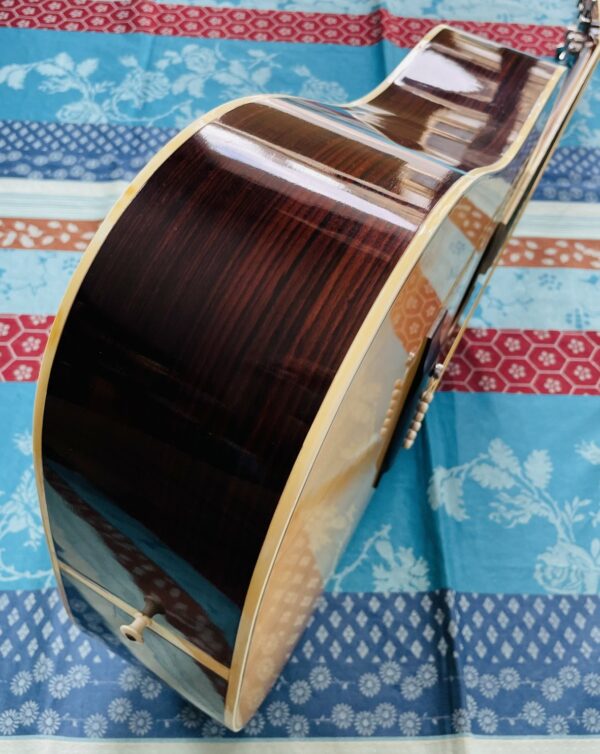 Guitare acoustique Kiso-Suzuki W200 n°70395 (1970, Japan, ville de Kisofukushima), étui noir, réglée chez le luthier Amal (08.09.25) – Image 5