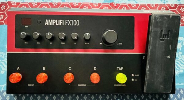 Pédalier contrôleur bluetooth pour multieffets Line 6 Amplifi FX100 n°PTM0L6412023261, alim – Image 2