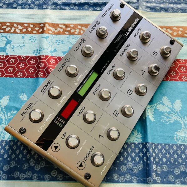 Alternative view of Multieffets guitare TC Electronic G-System n°6533861, alim, notice