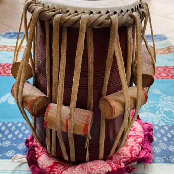 Petit tambour Dayan « tabla d’Inde », coussin