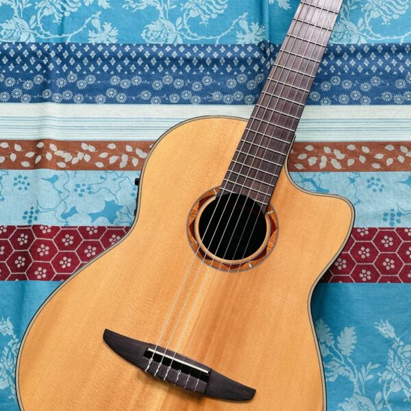 Guitare électro-classique Yamaha nylon NC900R n°HIP130549, étui FX, réglage luthier Amal (20.09.25), préampli neuf importé du Japon (2025)