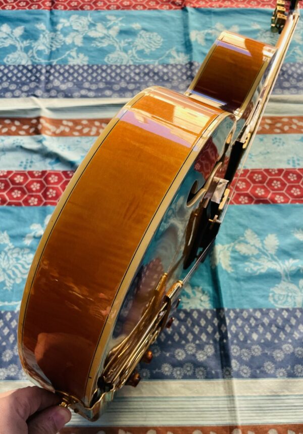Guitare électrique Epiphone Emperor J sunburst n°9102769 (1991, Korea), étui Epiphone, révision luthier Caro – Image 4