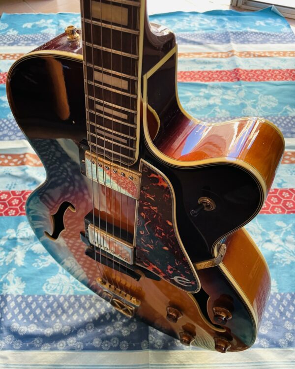 Guitare électrique Epiphone Emperor J sunburst n°9102769 (1991, Korea), étui Epiphone, révision luthier Caro – Image 7