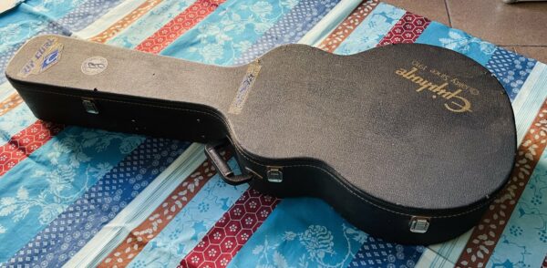 Guitare électrique Epiphone Emperor J sunburst n°9102769 (1991, Korea), étui Epiphone, révision luthier Caro – Image 10