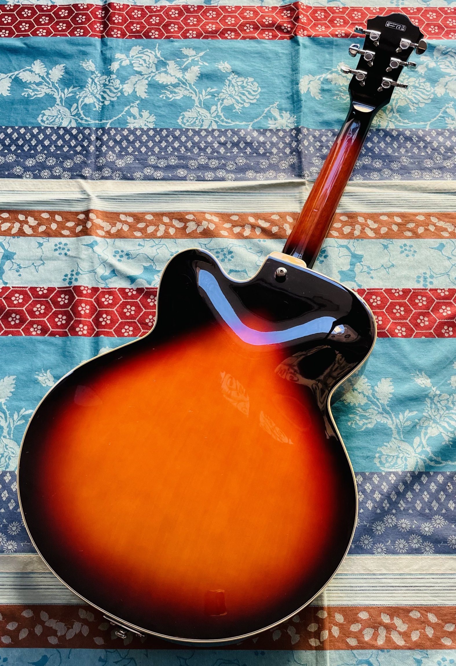 Guitare électrique Ibanez Artcore AF75 brown sunburst BS12.01 n°S06111902, révision Luthier Thébé, housse Tobago, sangle – Image 5