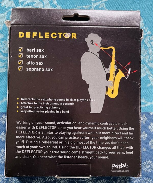 Déflecteur sonore pour saxophone Jazzlab Deflector, boite d’origine – Image 4