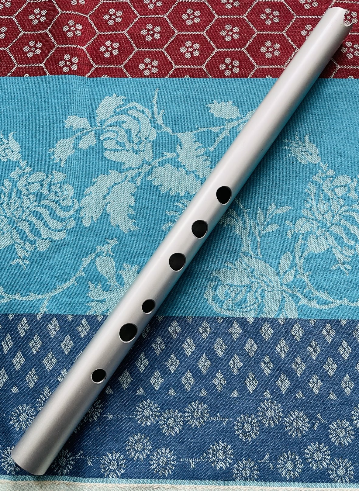 Flûte Quena en aluminium, housse