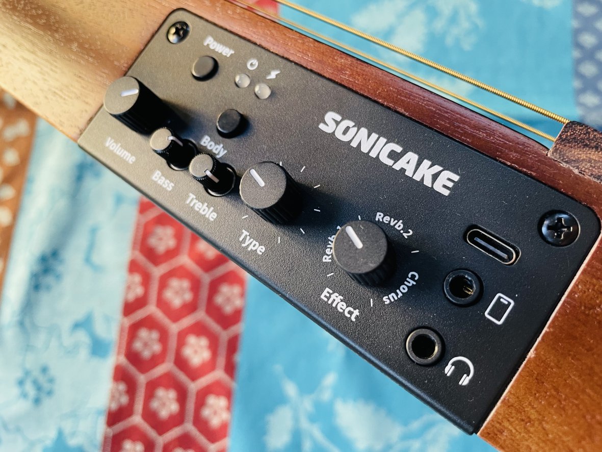 Guitare de voyage Sonicake QGT01, housse d’origine – Image 5