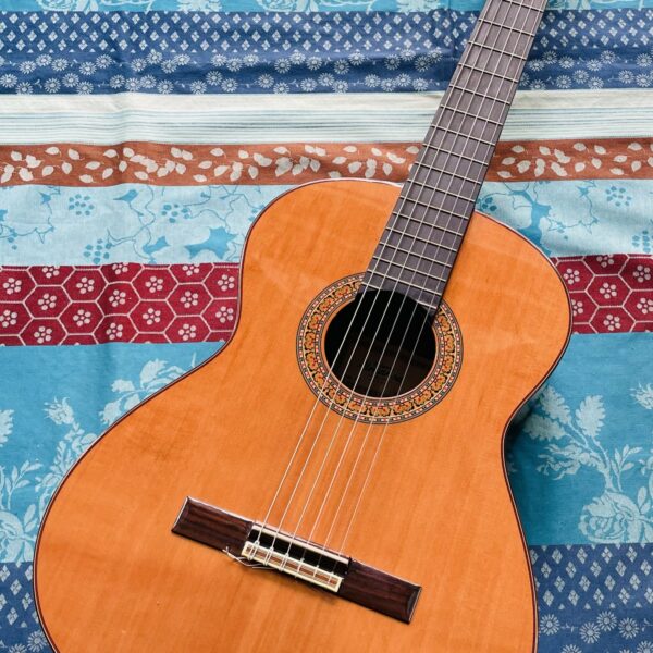 Guitare classique Almansa modèle 436, accordeur Boss, étui usé