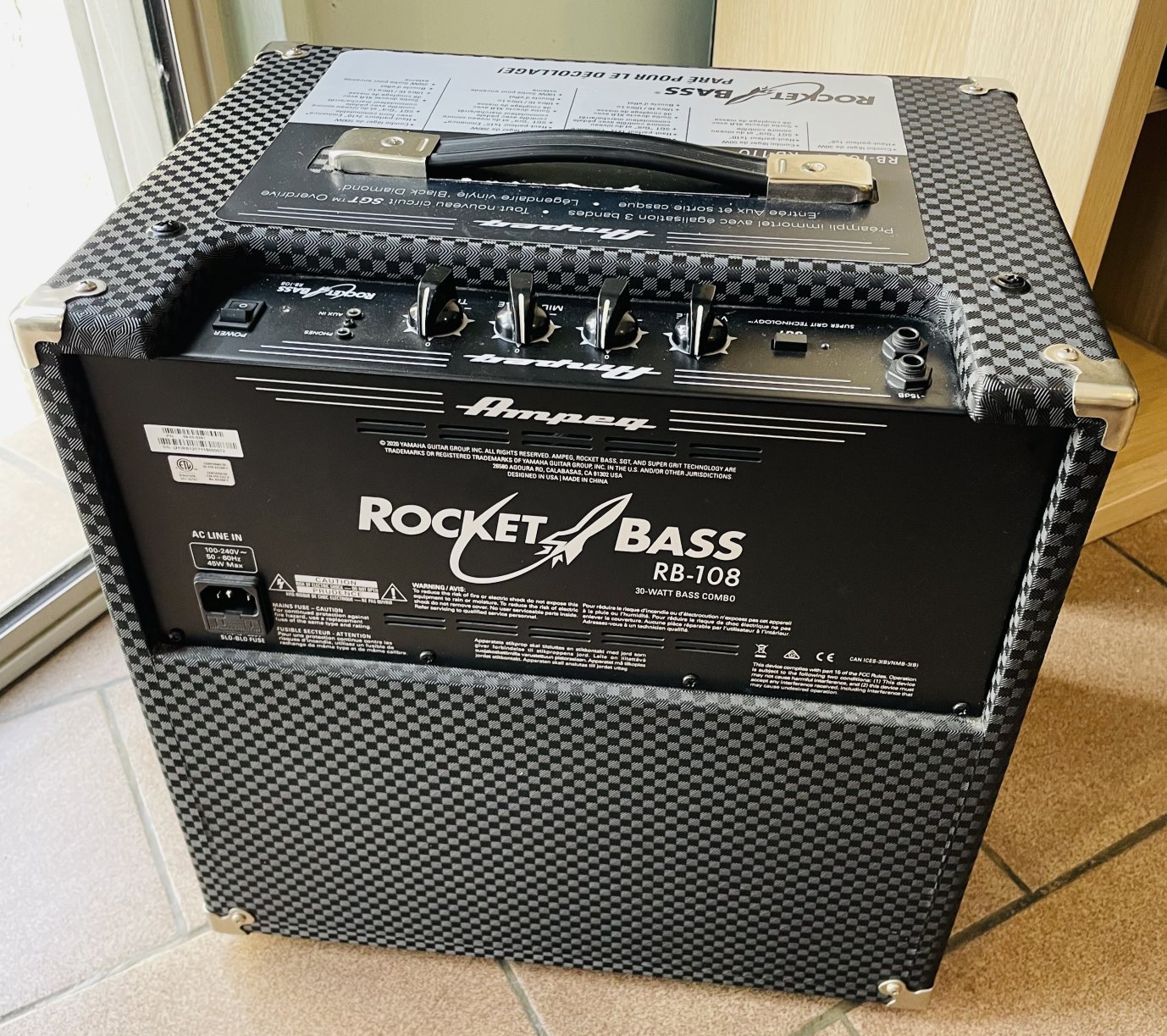 Ampli basse Ampeg Rocket Bass RB108 n°RB12F7115000072 – Image 3