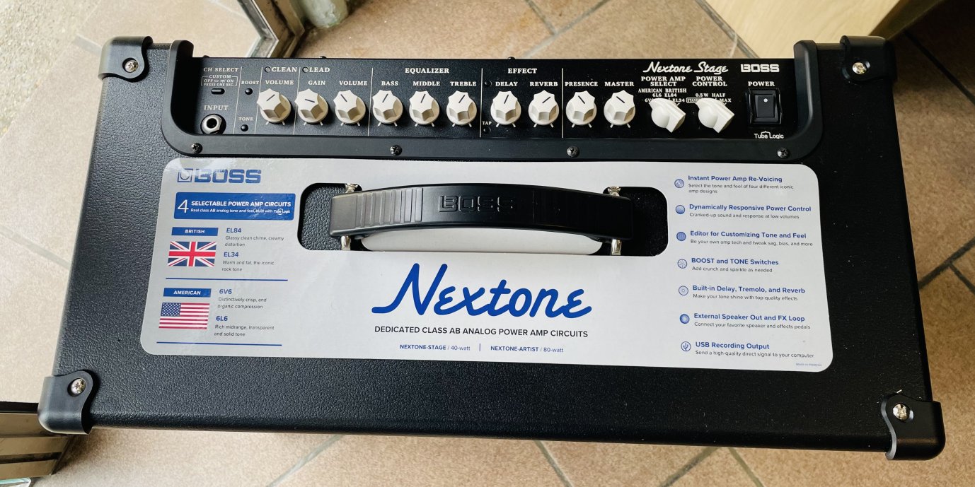 Ampli guitare Boss Nextone Stage n°Z6N4339, boite d’origine, alim, notice – Image 3