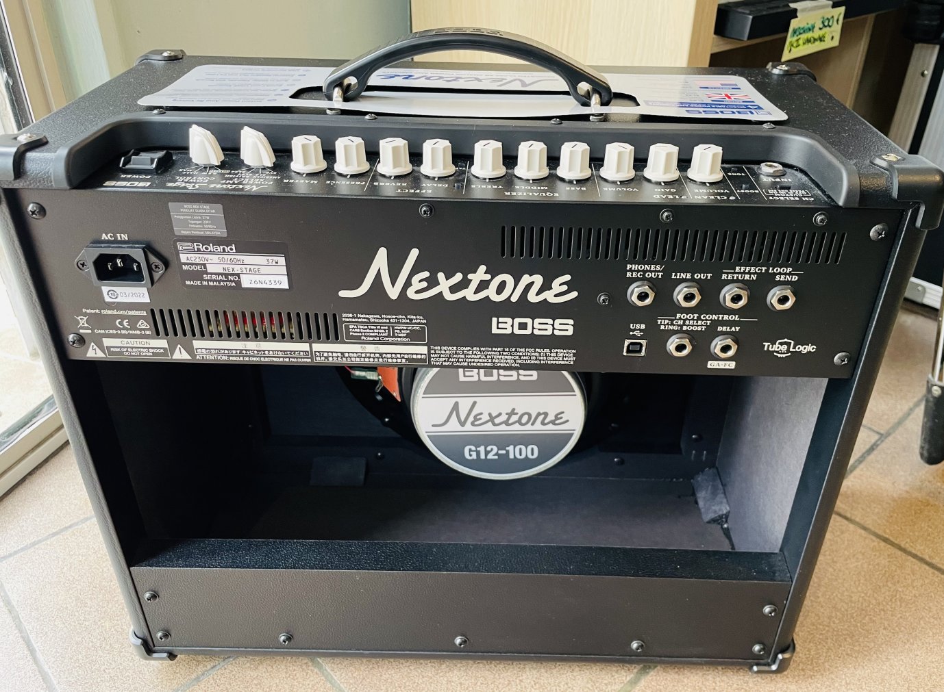 Ampli guitare Boss Nextone Stage n°Z6N4339, boite d’origine, alim, notice – Image 4