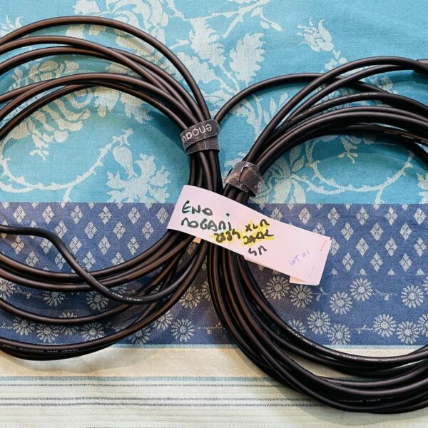 Paire de Câbles haut de gamme Eno Mogani 2534 XLR Mâle / jack gold stéréo neutrik, Japan (lot n°1)