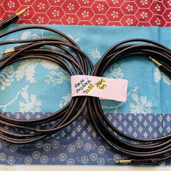 Paire de Câble Haut-Parleur haut de gamme Eno Mogani 3082 quad stereo pair neutrik, Japan (lot n°7)