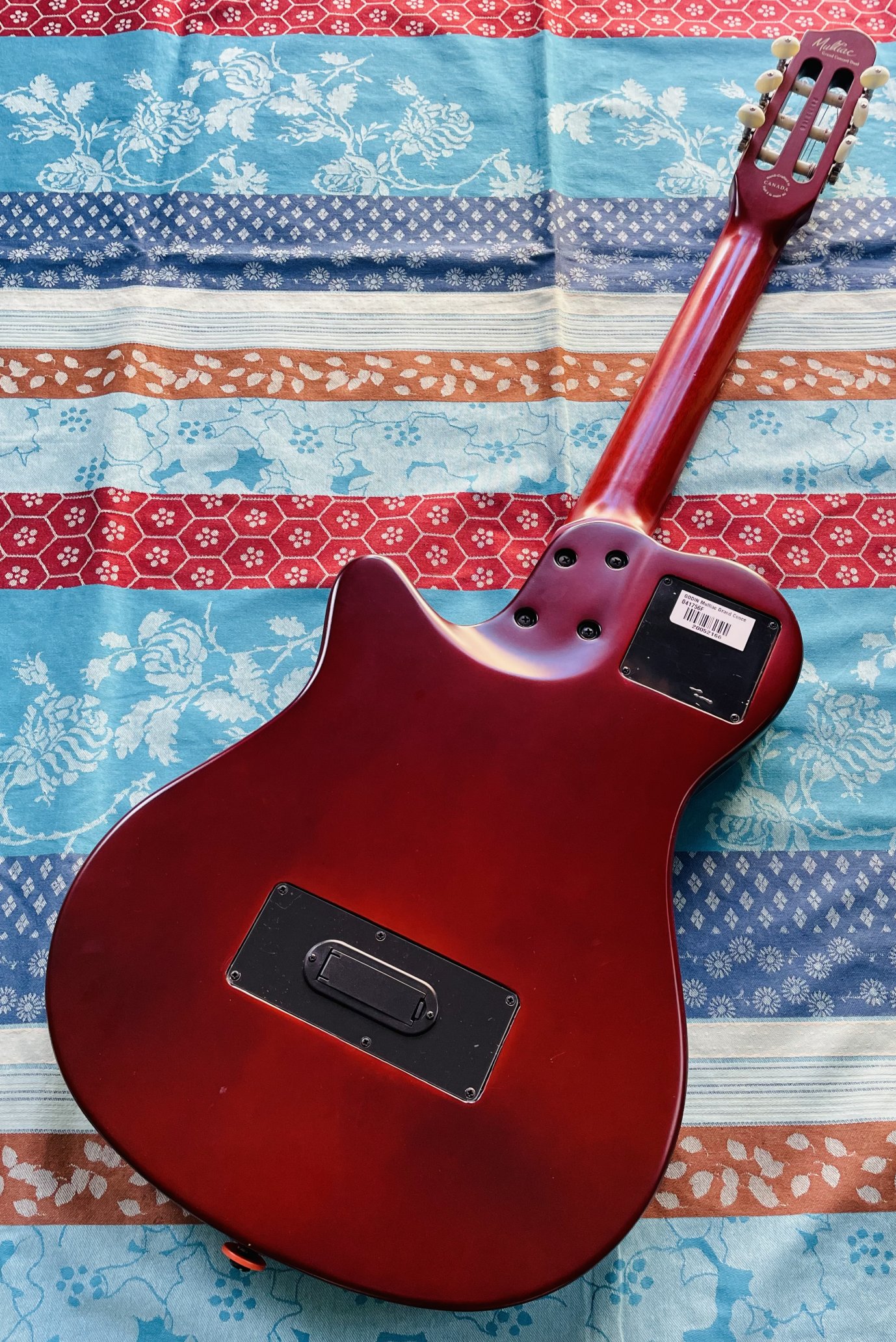 Guitare électro-classique Godin Multiac Encore Grand Concert Duet n°20052166, housse Godin, 2 jeux de cordes neuves Hannabach-Knobloch – Image 4