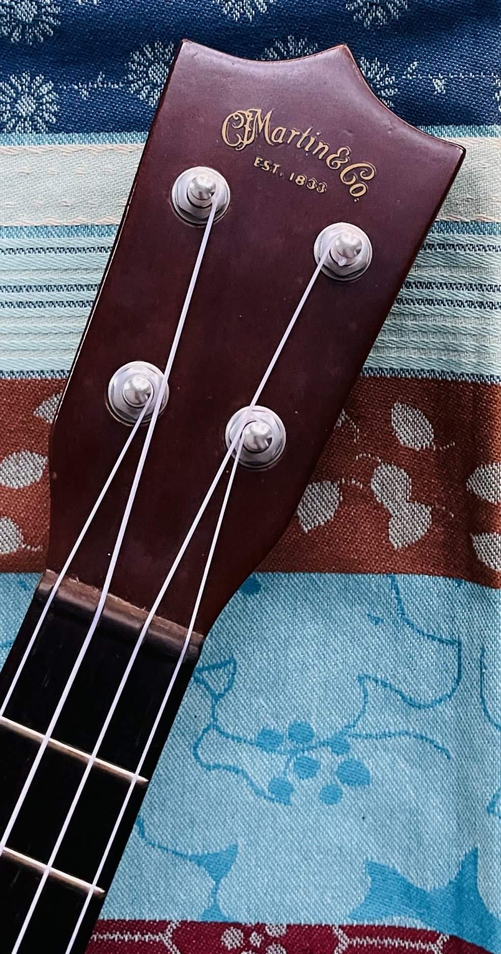 Ukulélé ténor acajou Martin (1950, USA), bel étui Gator – Image 7