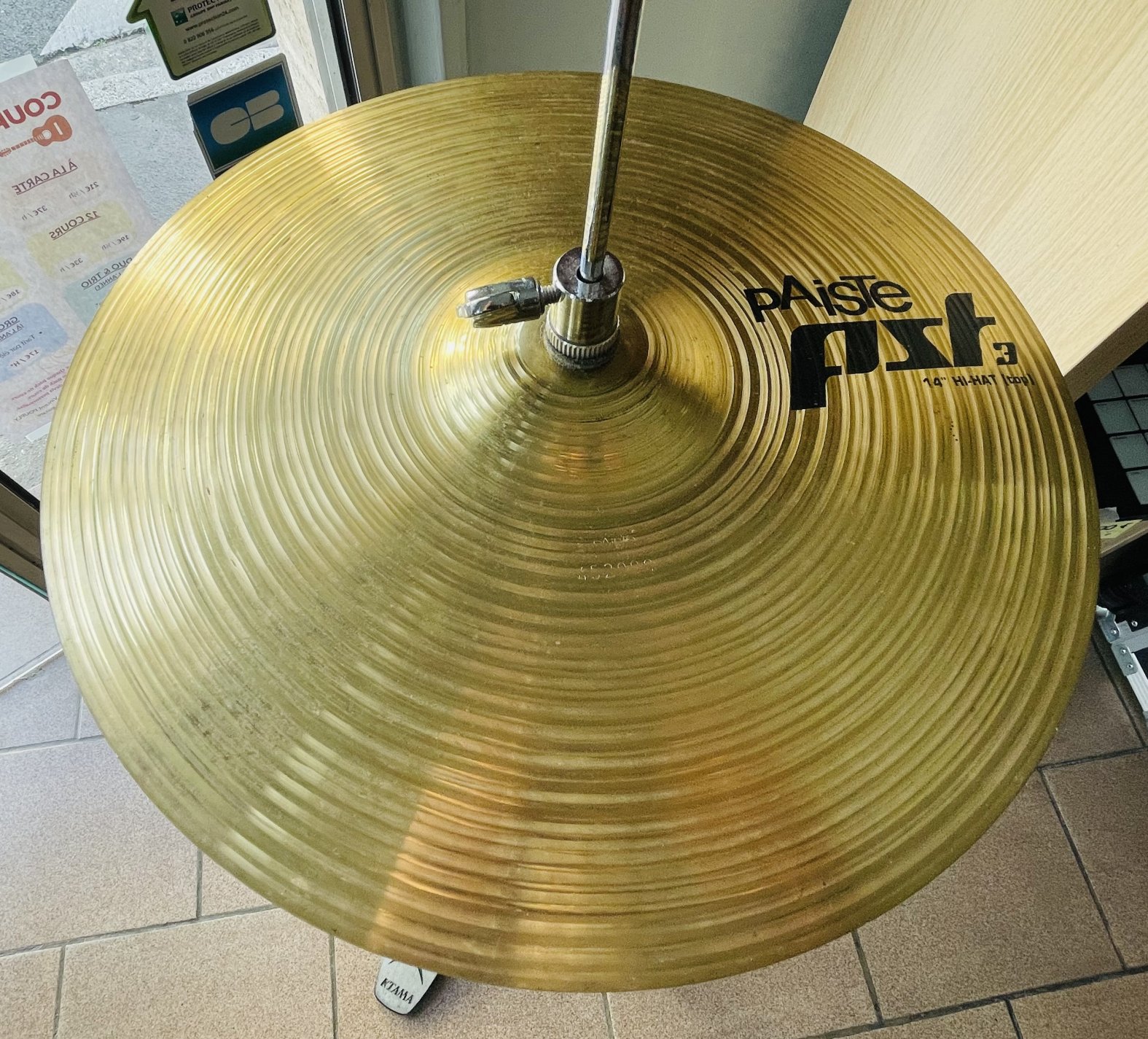 Paire de charleston Paiste PST3 Hi-Hat 14’’