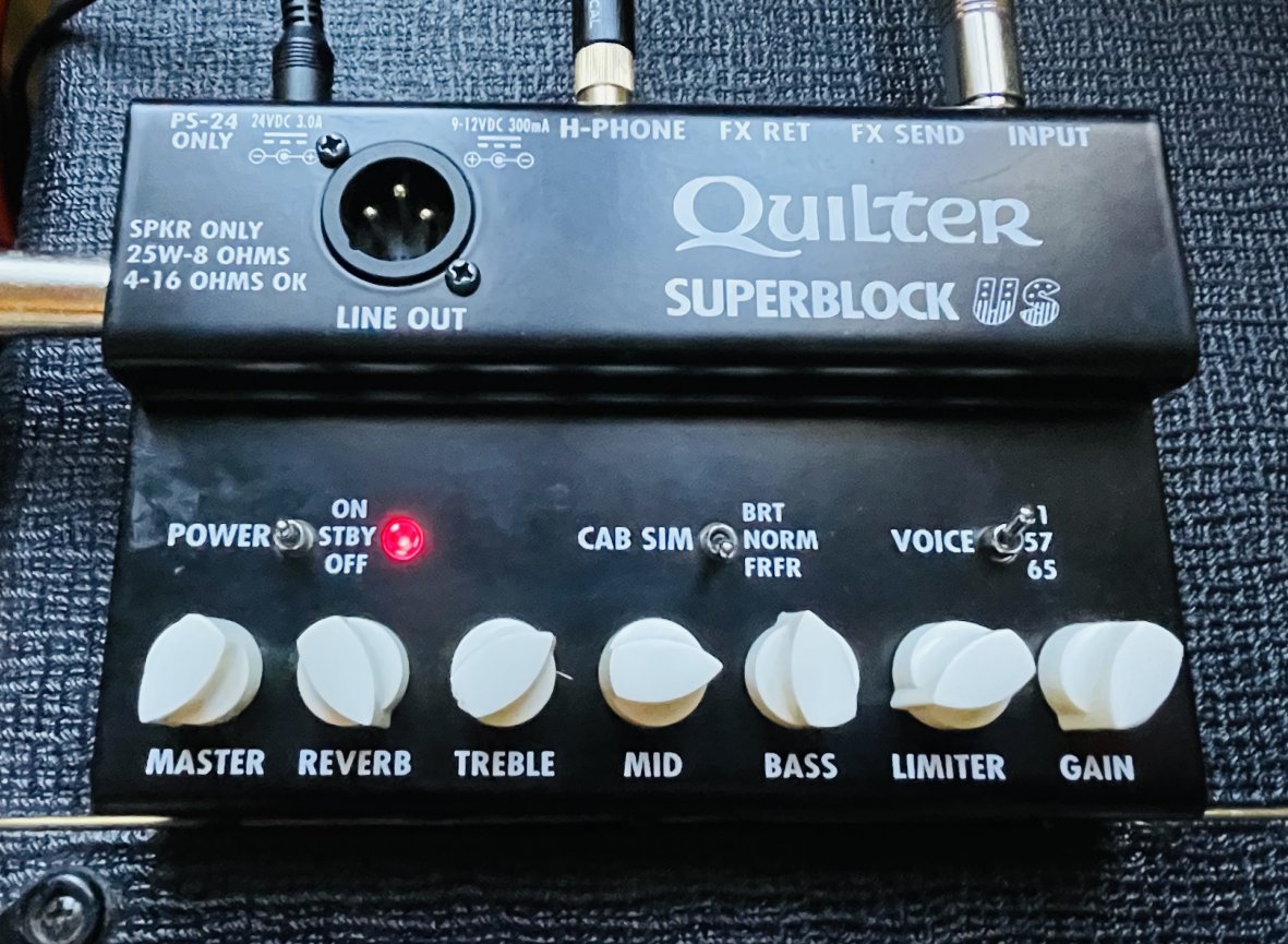 Ampli guitare Quilter Superblock n°0522A630473 (USA), alim – Image 2