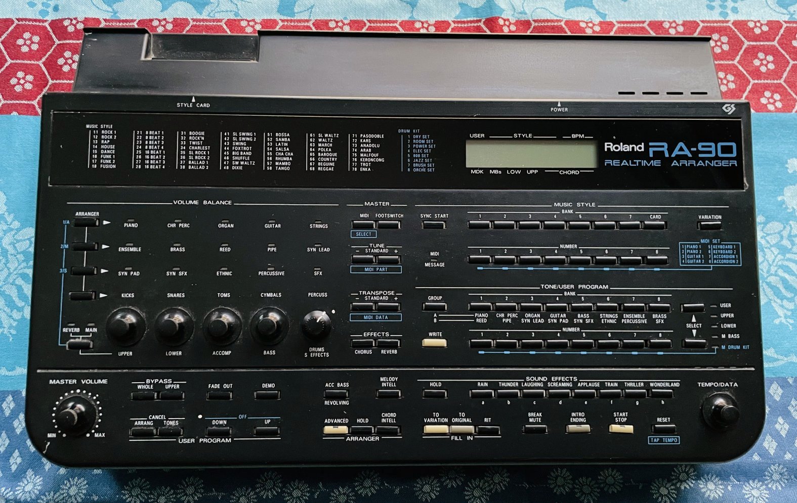 Arrangeur Roland RA-90 Realtime Arranger n°AE42487 (1991, Italy) – Image 2