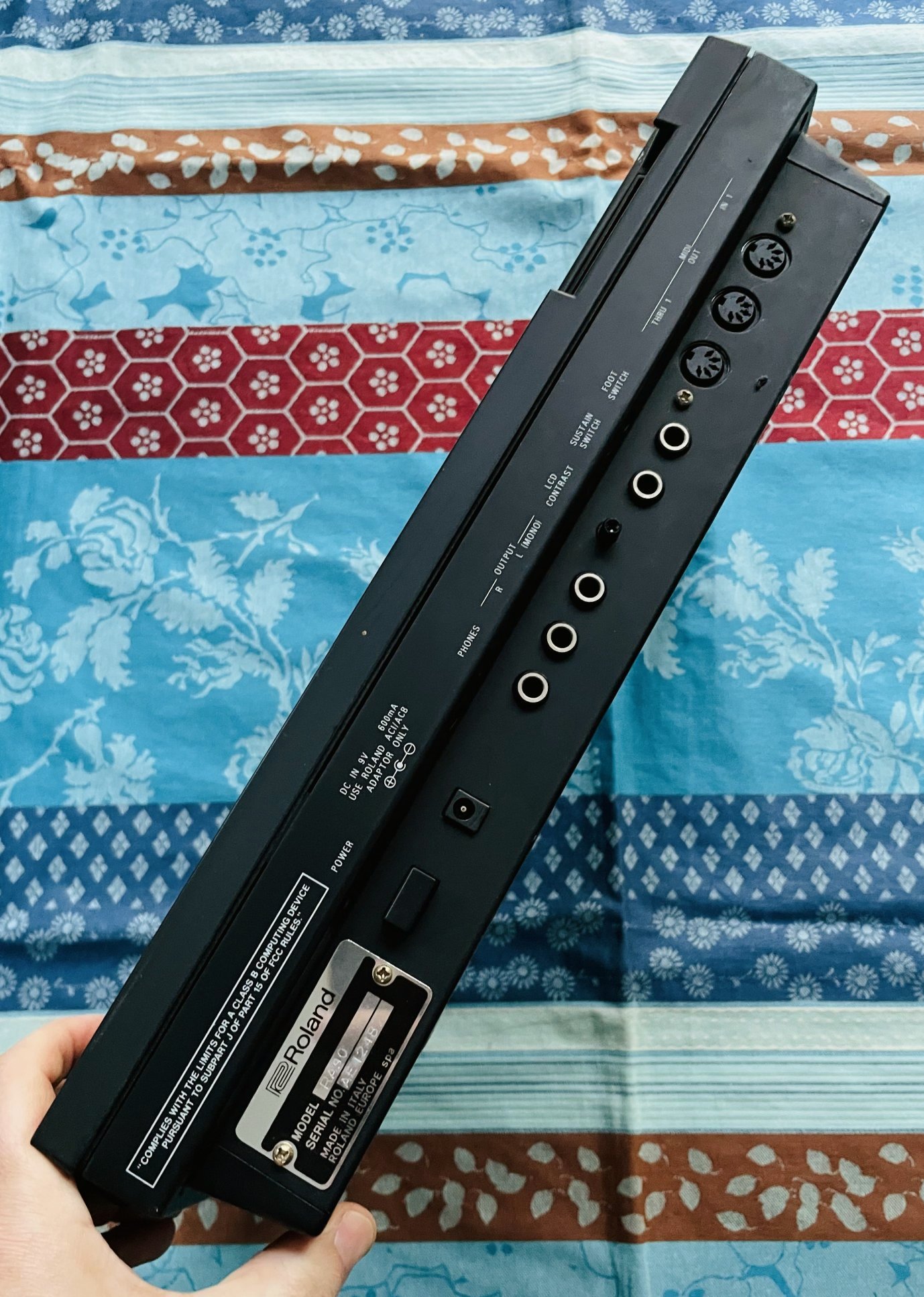 Arrangeur Roland RA-90 Realtime Arranger n°AE42487 (1991, Italy) – Image 3