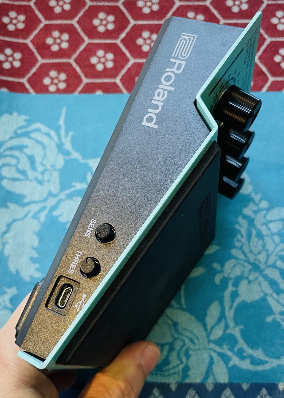 Pad électronique Roland SPD::One Electro n°ZOI1273, boite, alim Boss PSA ajoutée – Image 3