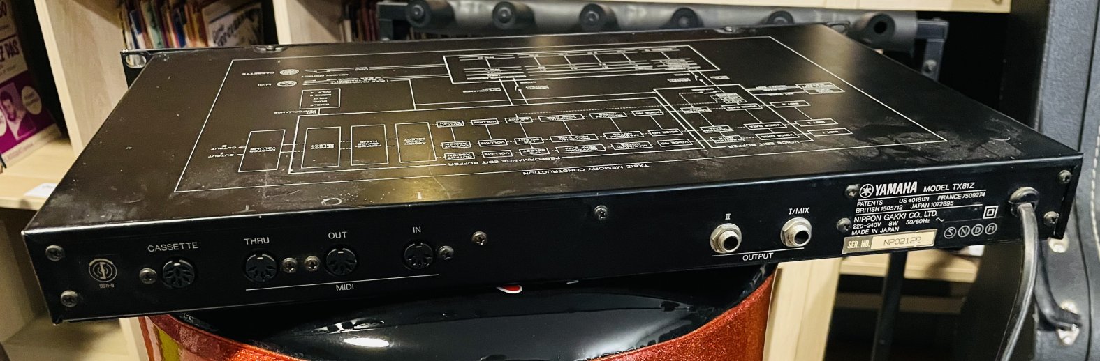 Synthé expandeur FM Yamaha TX81Z n°NP02122 (1986, Japan) – Image 3