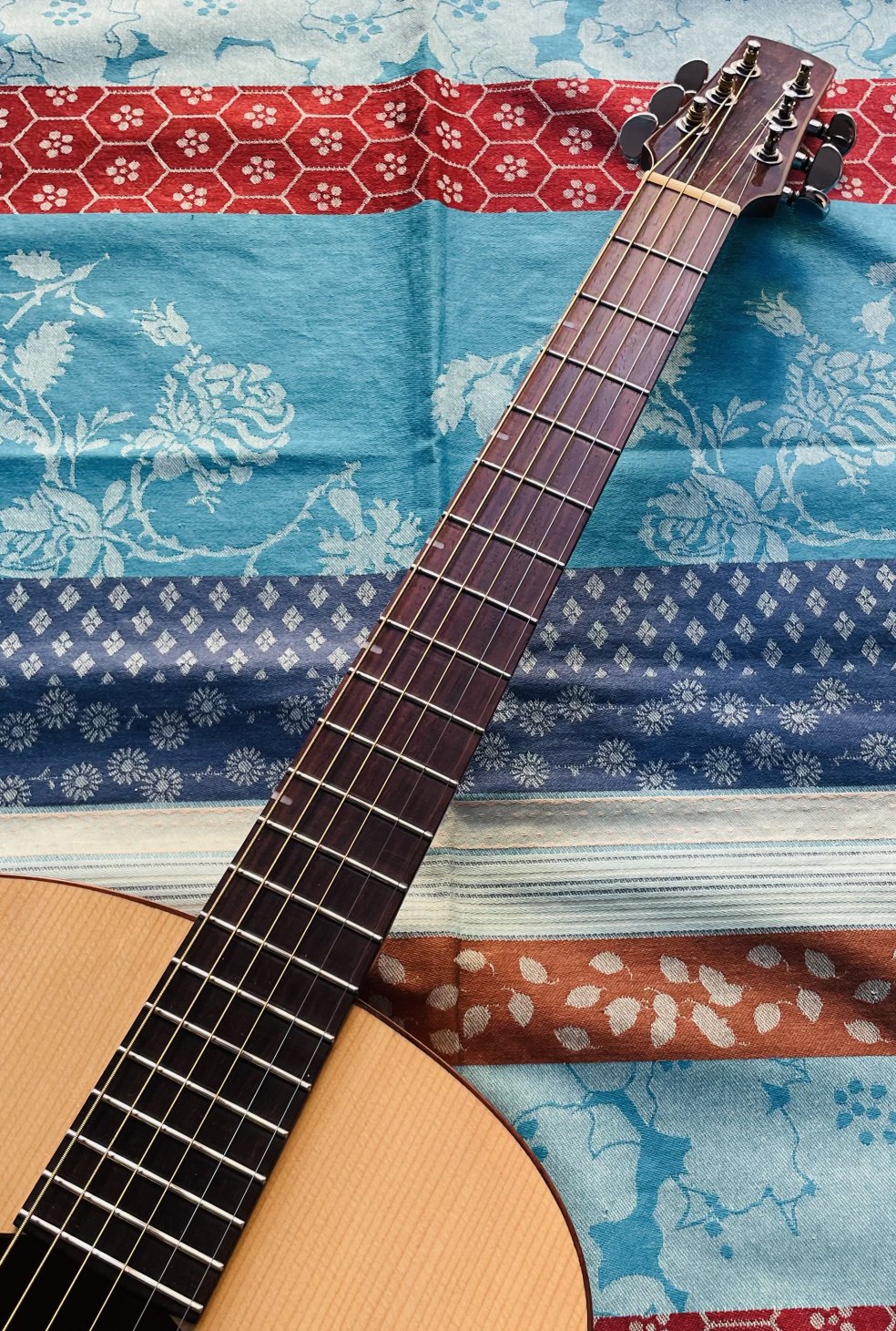 Guitare acoustique du Luthier Baudry format OM (France) – Image 3