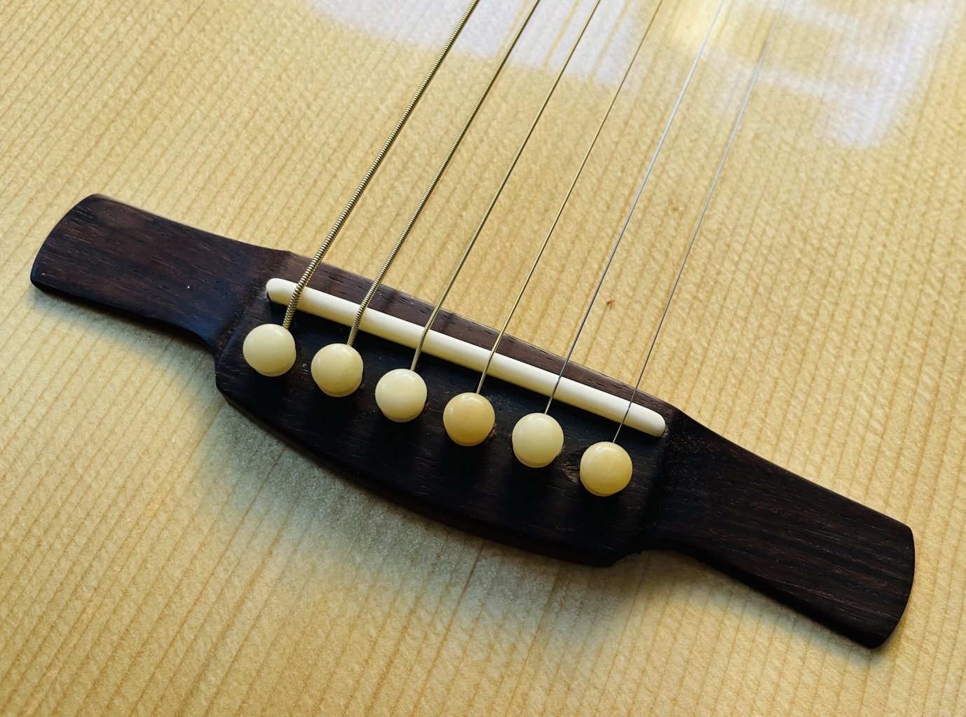 Guitare acoustique du Luthier Baudry format OM (France) – Image 5