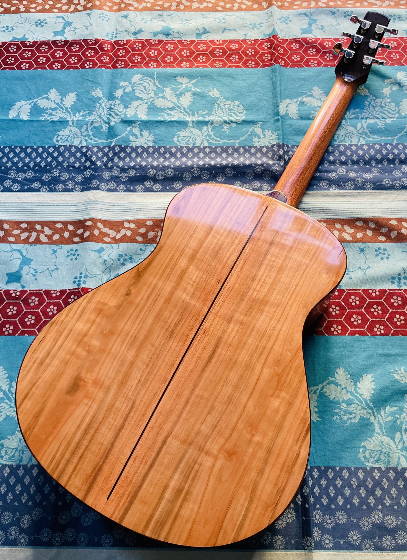 Guitare acoustique du Luthier Baudry format OM (France) – Image 7