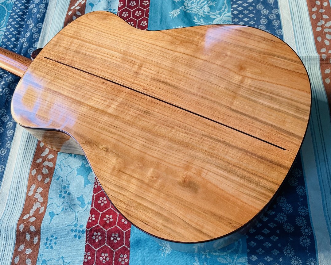 Guitare acoustique du Luthier Baudry format OM (France) – Image 8