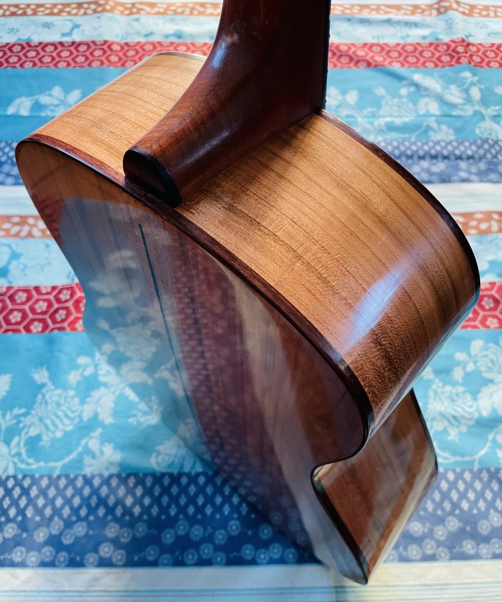 Guitare acoustique du Luthier Baudry format OM (France) – Image 12