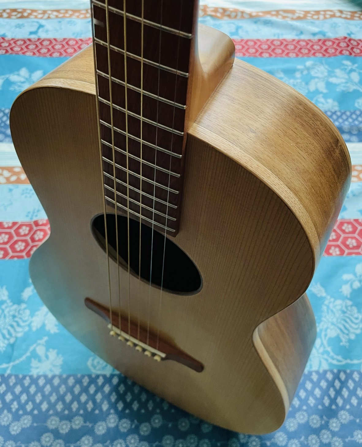 Guitare création luthier Baudry parlor (Charente) – Image 10