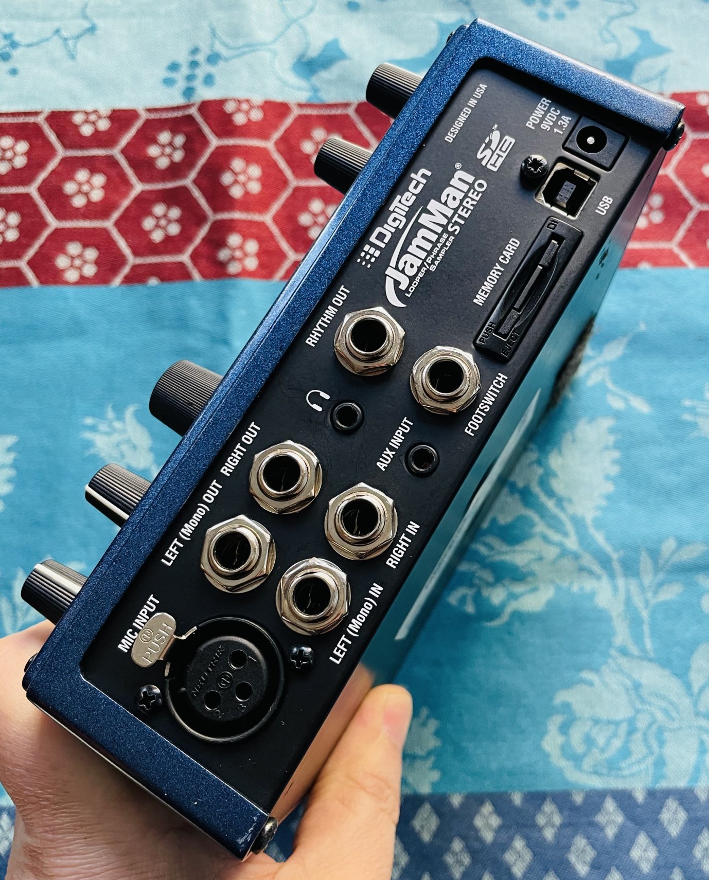 Pédale looper guitare chant Digitech jam man stereo n°12001923642, alim, notice, carte SD – Image 2