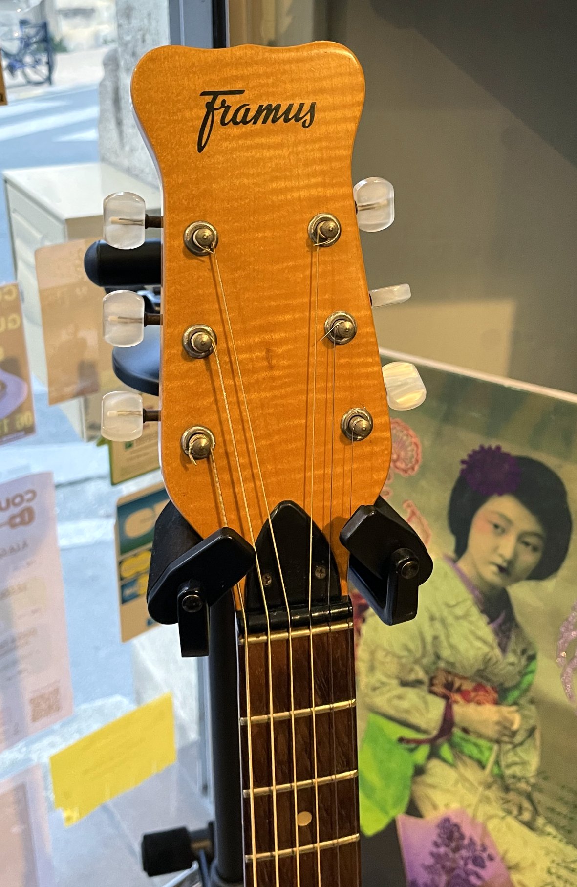 PROMO ! Banjo 6 cordes Framus Nashville openback (Germany, 1976), étui d’origine, accessoires métal – Image 3