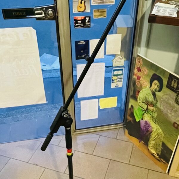 Pied de micro perche K&M 25905 + pince n°2