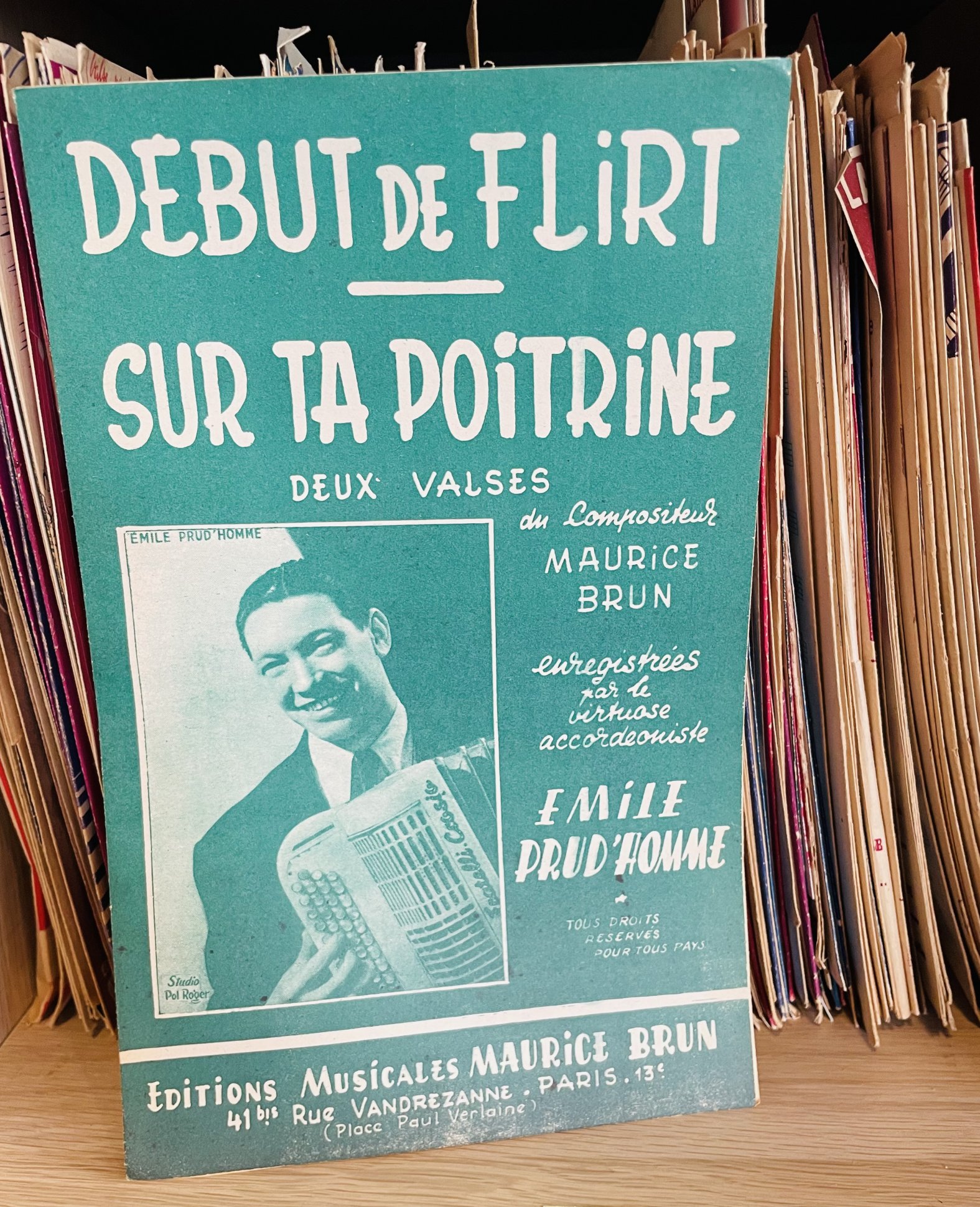 PROMO NOEL ! Lot de 2166 partitions anciennes classées (Valso, Tango, Boléro, Paso-Doble…) – Image 7