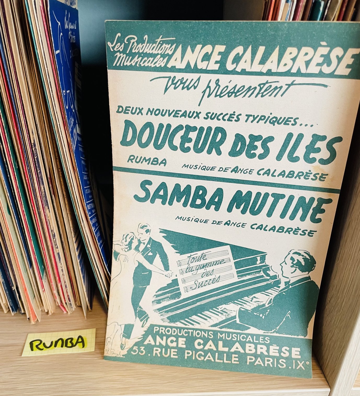 PROMO NOEL ! Lot de 2166 partitions anciennes classées (Valso, Tango, Boléro, Paso-Doble…) – Image 9