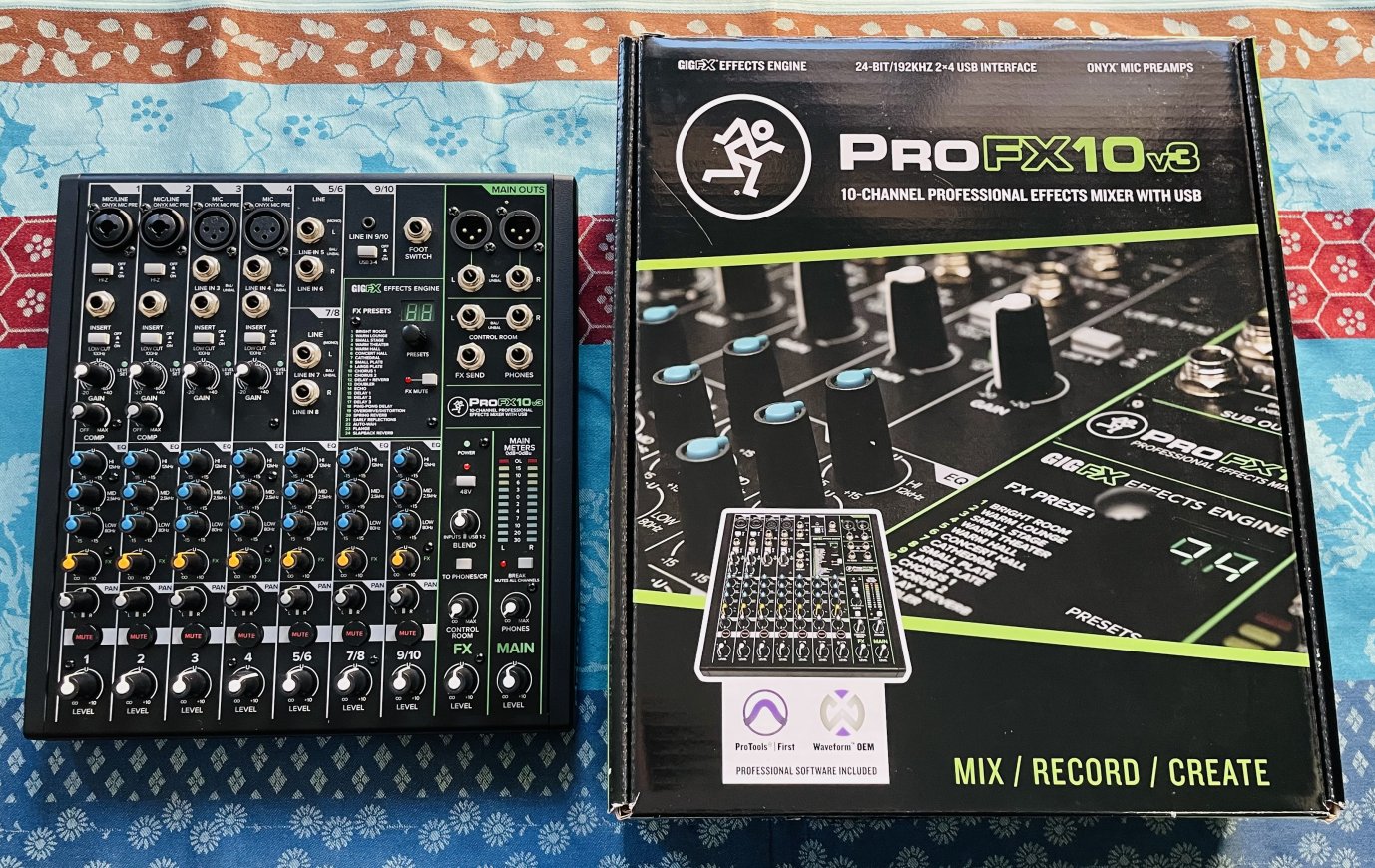 Table de mixage 10 canaux Mackie Pro FX10 n°2051373BRNS1135, boite d’origine, notice – Image 6