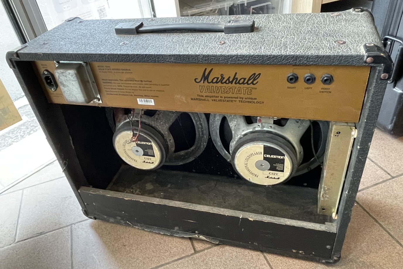 Promo ampli guitare hybride lampe transistor Marshall 8240 Valvestate S80 Stereo chorus n°930980212, alim, boutons à nettoyer! – Image 2