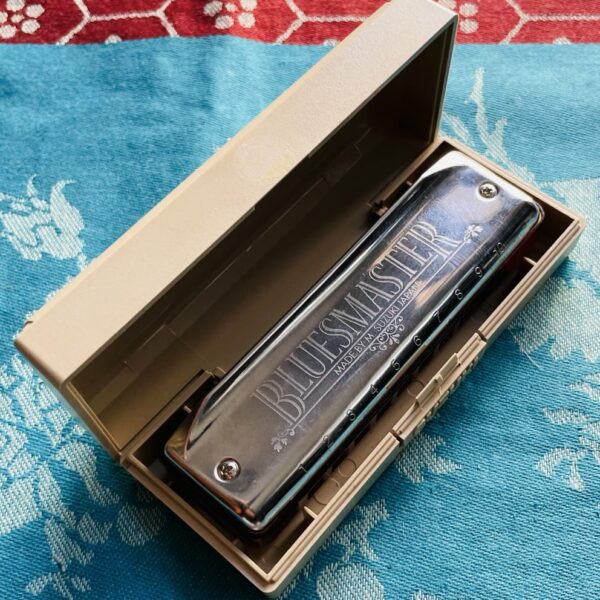 Harmonica Suzuki MR-250 Bluesmaster Fa (Japan), étui