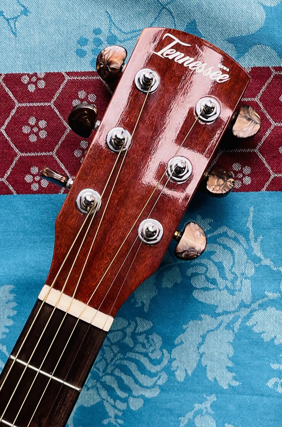 Guitare acoustique Tennessee J-45 (Gewa), méthode, accordeur, housse Turtle bag, réglée luthier Manteau (10.12.25) – Image 4